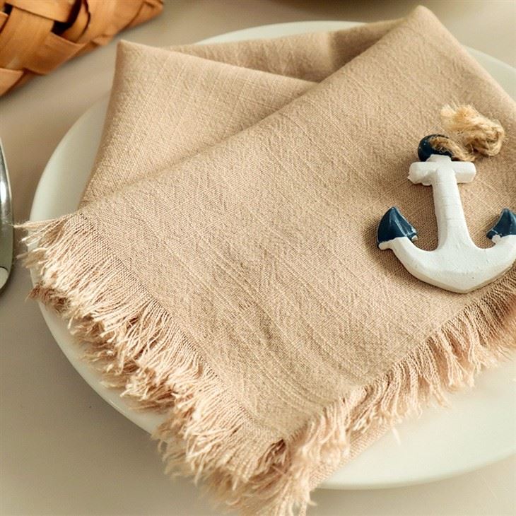 Linen Napkins With Fringe Edge Price